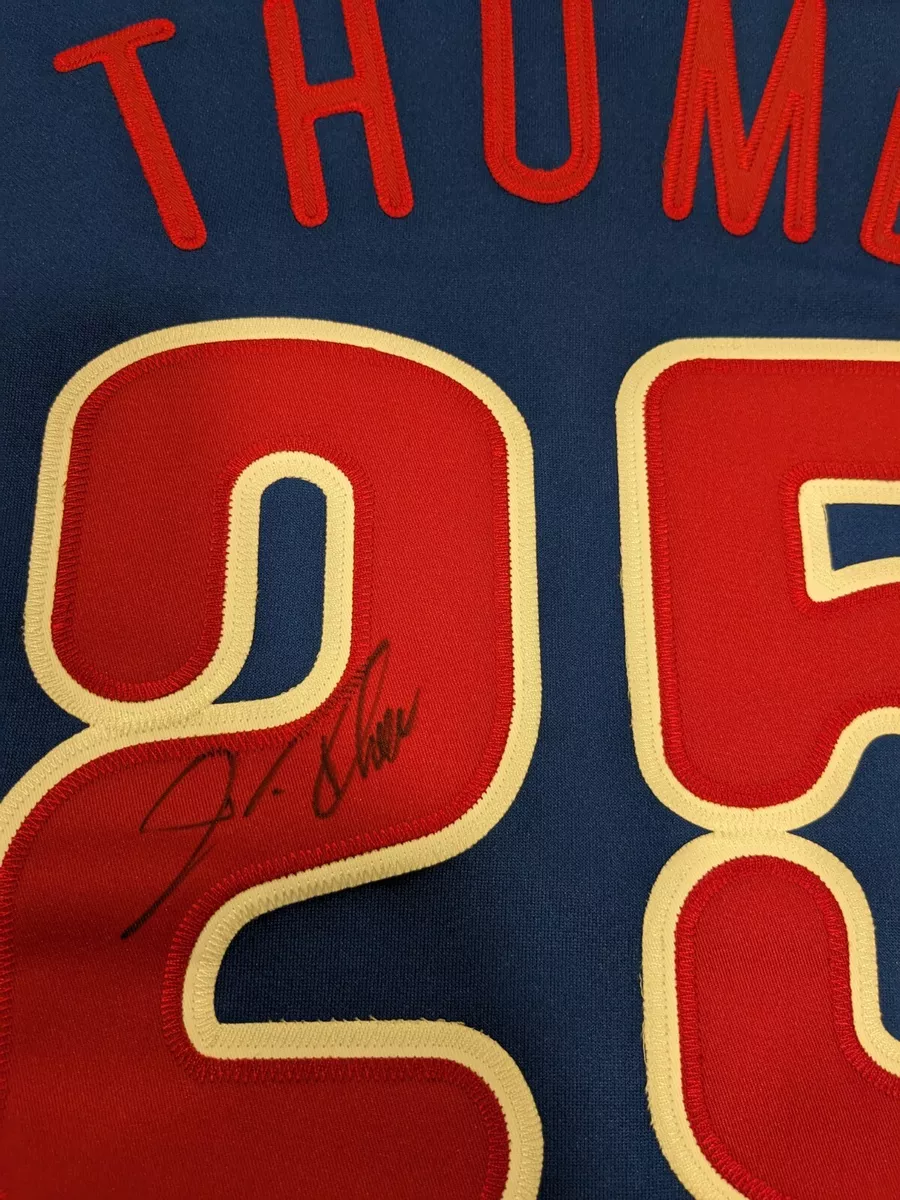 Jim Thome Signed Autographed Philadelphia Phillies Baseball Jersey