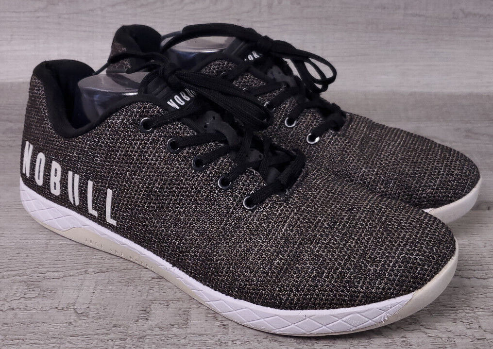 Nobull Unisex Heather Trainer Black Running Sneakers Size  display picture 2