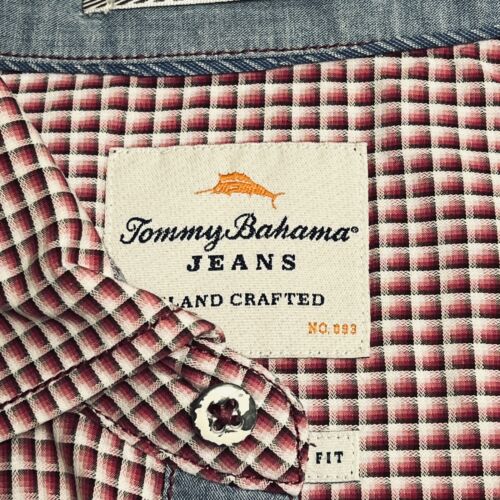 Camisa geométrica de manga larga Tommy Bahama para hombre talla M/M - Imagen 9 de 12