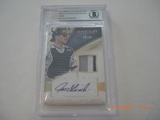 JOE GIRARDI 14 IMMACULATE PRIME 3-COLOR GAME USED JERSEY AUTO 18/20 SIGNED CARD