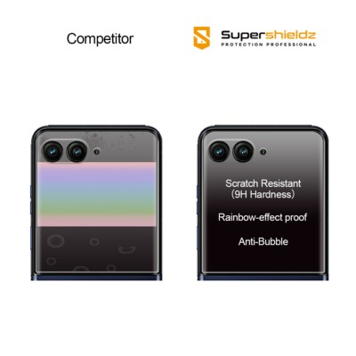 2 Pack Supershieldz Tempered Glass Screen Protector For Motorola Razr Plus (2024) - Full Coverage
