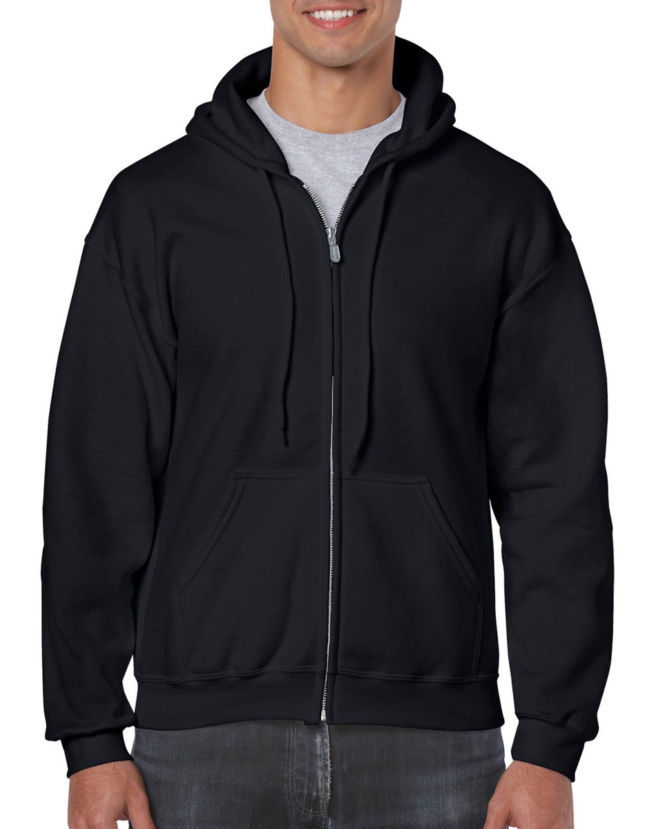 GILDAN Adult ZIP Hoodie Black Car Pride Hooded Sweatshirt | eBay