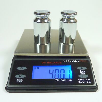 2000g x 0.1g Table Top Digital Scale Gold Herb Gems Gram Oz Calibration Weight