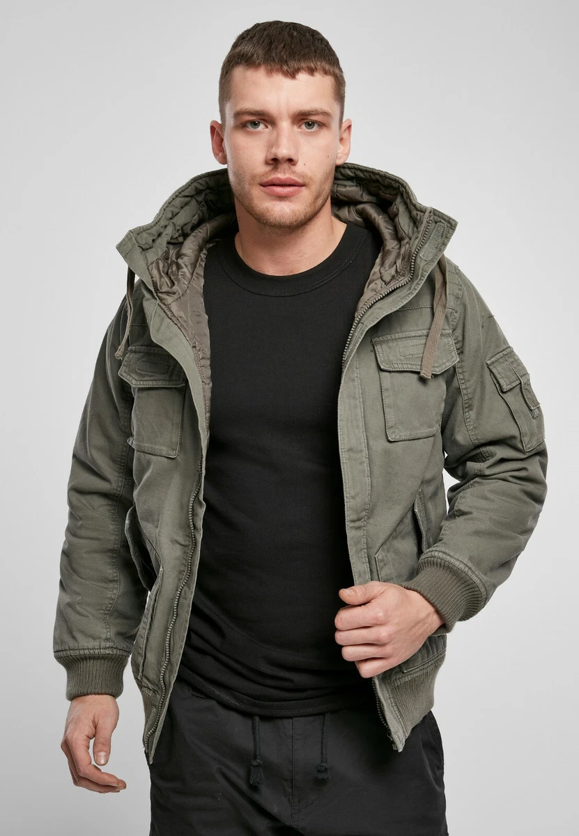 Brandit Chaqueta Cazadora Hombre Militar Vintage Invierno Bronx Aceitunas