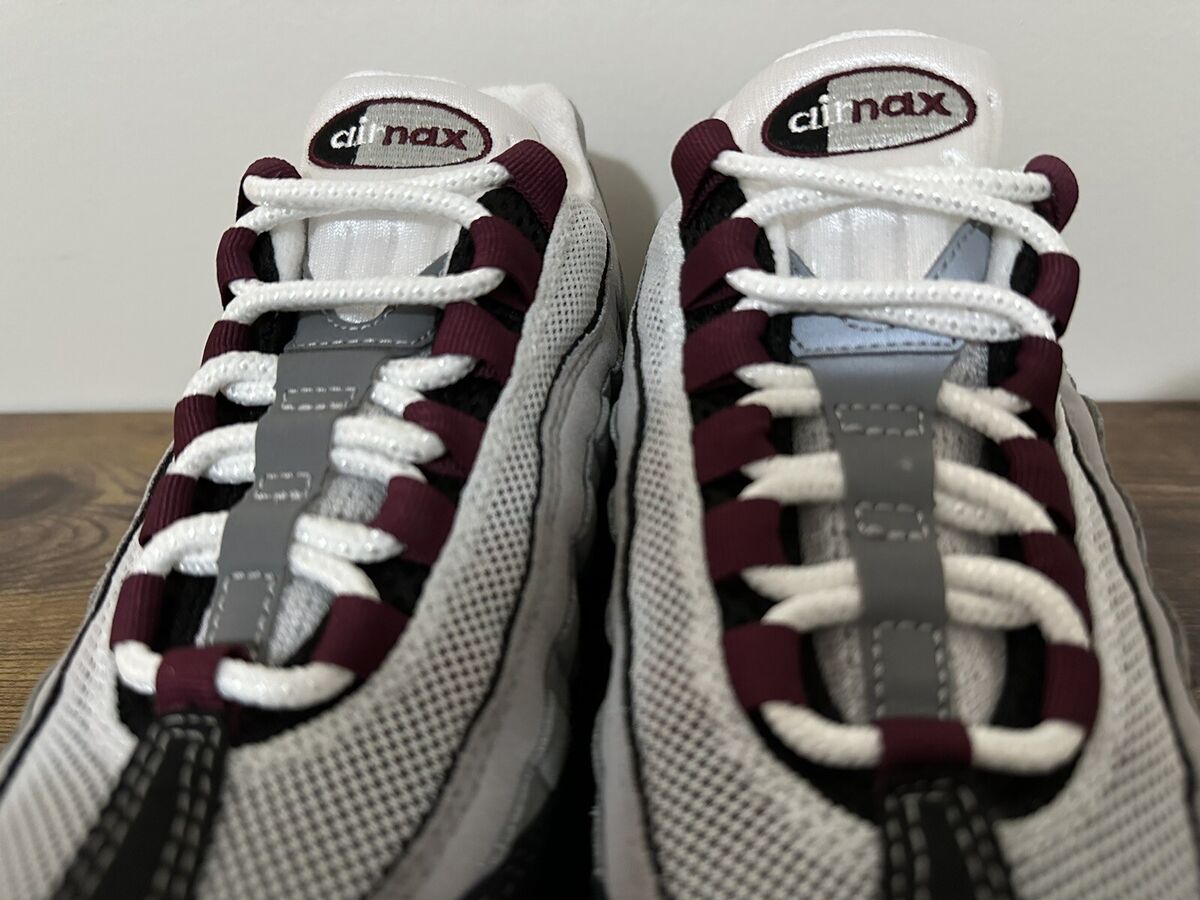 NIKE AIR MAX 95 DARK BEETROOT PEARL GREY DQ9001-001 SIZE 3.5 NIKE AIR MAX 95 DARK BEETROOT PEARL GREY DQ9001-001 SIZE 3.5