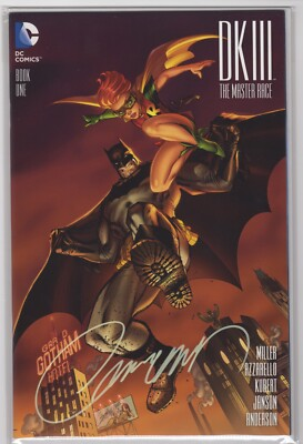 #ad Dark Knight III #1 J Scott Campbell Color Variant NM Signed w COA $32.00