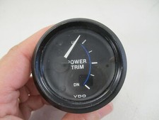 VDO POWER TRIM GAUGE 12 V BLACK FACE & BEZEL 1275015175 MARINE BOAT