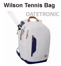 Wilson Roland Garros Tennis Backpack grey and Blue, 2-racket -Brand New