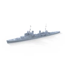 SSMODEL 1/400  Military Model Kit HMS Liverpool Gloucester Class Light Cruiser