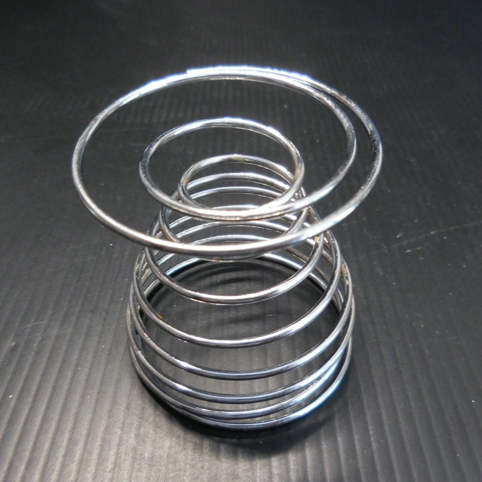 Vintage Metal Egg Cup Art Deco Table Kitchen Handmade Design France