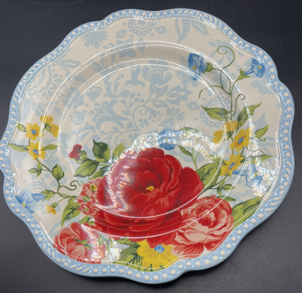 The Pioneer Woman SWEET ROSE Stoneware Salad Appetizer Plate