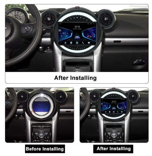 Unidad principal Android 14 9" DAB GPS SAT Navi Carplay para BMW Mini Paceman Countryman - Imagen 2 de 12