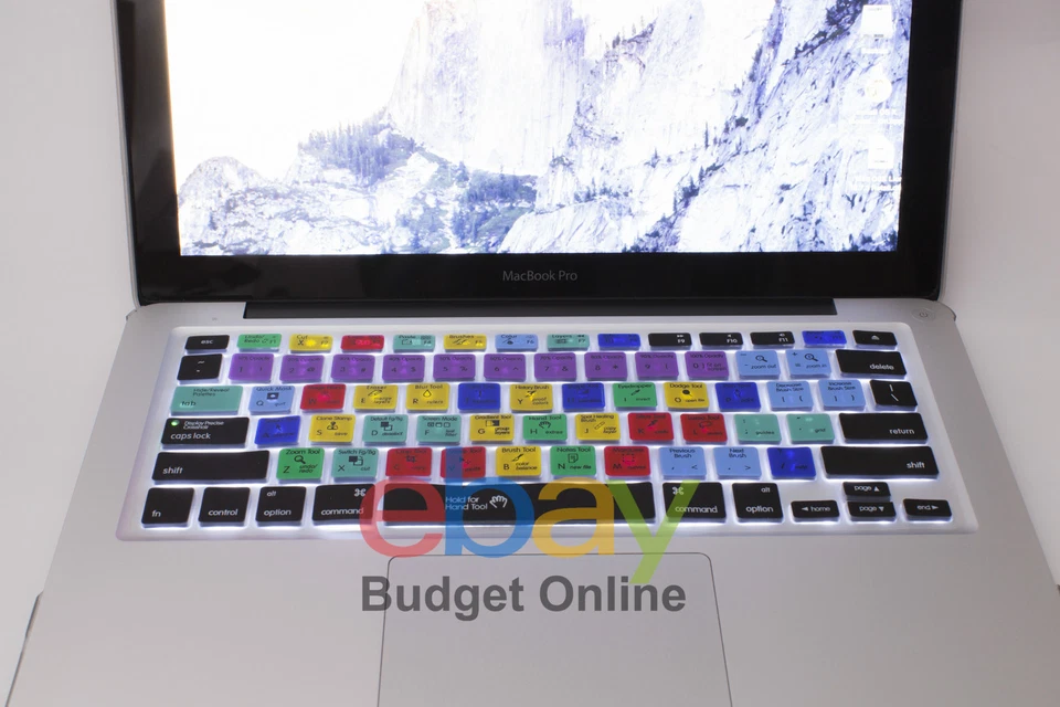 Adobe Photoshop Keyboard Cover With Issue for Apple MacBook Pro Air 13.3" 15" 17 - Image 4 of 4