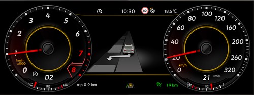 For VW GOLF VII Digital Dashboard Instrument VW Golf 7 Virtual Cockpit Dashboard - Picture 5 of 9