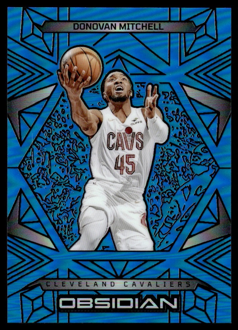 2024-25 Panini Obsidian Blue Electric Etch Donovan Mitchell /30 #46