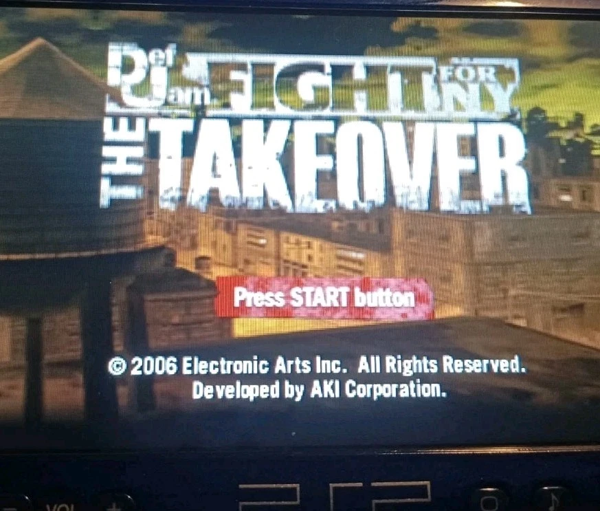 Def Jam Fight for NY the Takeover Playstation Sistema PSP Portátil SOLO JUEGO UMD Foto 2 de 4