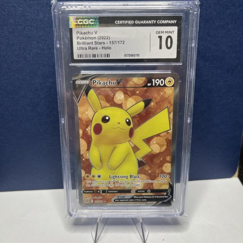 Pikachu V graded CGC 10 for sale on eBay