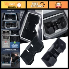 Center Console Cup Holder Inserts for Tacoma 2024-2026, Silicone Interior Access