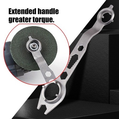 Angle Grinders Spanner Double Head 4 Claw Removal Wrench Disassembly