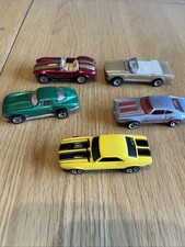 Hot Wheels Lot Of 5 Camaro, Mustang, Corvette, Cobra, Olds 442