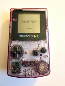 Nintendo Game Boy Color Atomic Purple CGB-001 Tested & Working
