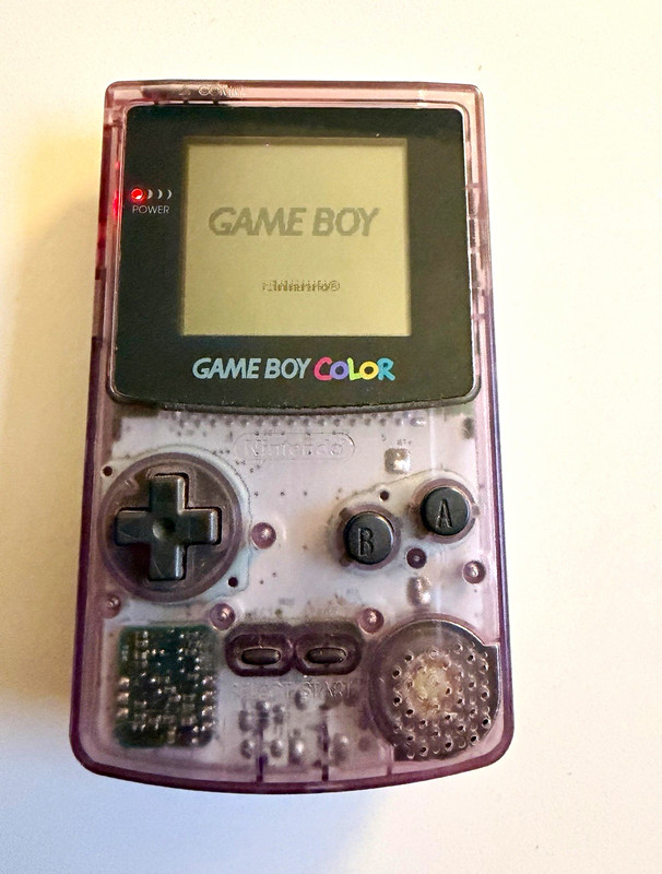 Nintendo Game Boy Color Atomic Purple CGB-001 Tested & Working