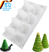 Weihnachten Silikonform Weihnachtsbaum Backform 3D Kuchenform Silikon Kuchenback