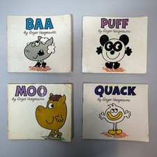 Vintage Timbuctoo Roger Hargreaves Books x 4 Baa Puff Moo Quack 1970's