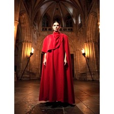 Vintage Merino Wool Cape W/ Adjustable We  