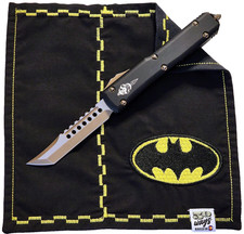 50 WAYS POCKET POCKET HANK Everyday Carry EDC Handkerchief Black Yellow Batman