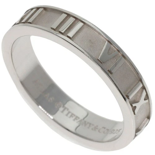 TIFFANY&Co.  Atlas Narrow Ring Silver  Ladies [Used]