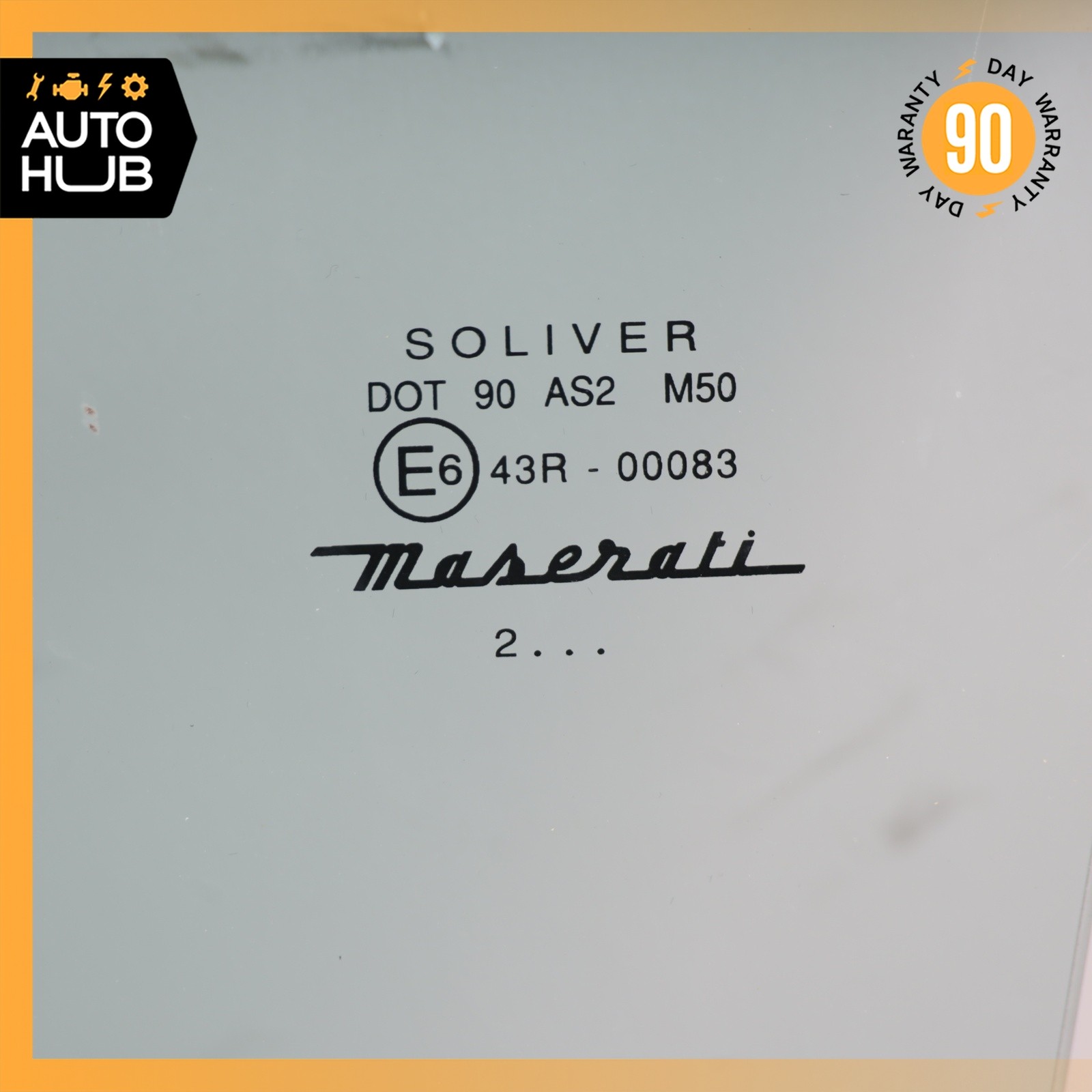 02-07 Maserati Coupe 4200 GranSport M138 Door Window Glass Front Left Side OEM