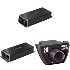 Kicker 51KPX5001 51KPX3004 KPX Powersports Motorcycle Sub Amp w/ 4 Full...