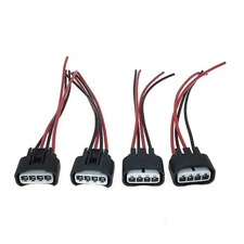 Pack of 4 Ignition Coil Female Connector Plug Harness Pigtail