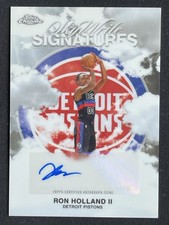 Ron Holland II 2025-26 Topps Chrome Sky Write Auto #SWS-RH -16a