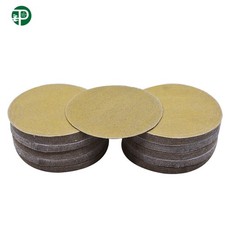 100Pcs Precision 5in Disc Hook Loop Pads Sanding Discs Flocking NO-Hole 240 Grit 0.14 per gallon