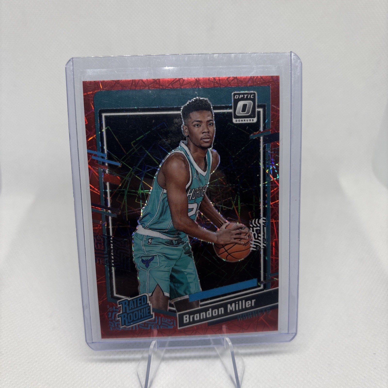 2023-24 Panini Donruss Optic -  Brandon Miller #219 Red Velocity Prizm /299 (RC)