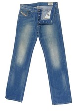 Diesel Larkee Herren Jeans Hose blau stonewashed W32 L34 32/34 gerade Denim