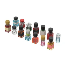 Compatible 14 Liquor Bottles Top-shelf Drinks 75 Building Toys Set