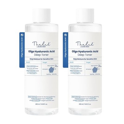 The Lab by Blanc Doux Oligo Hyaluronic Acid Deep Toner 400ml x 2 Pack - 13.50 fl