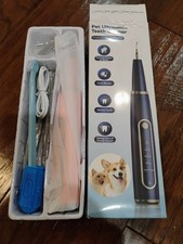 Pet Ultrasonic Tooth Cleaner   Pink  Dog  Cat Plaque Remover with Dental Tools