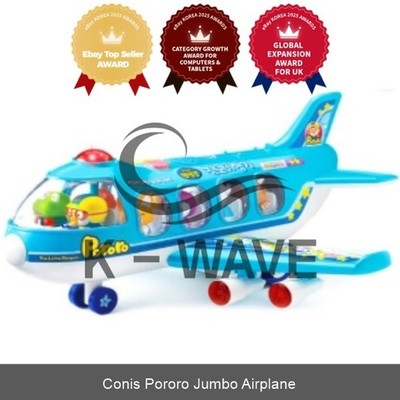 Pororo Jumbo Plane with 10 Friends Airplane Play-Light,Melody/ TV