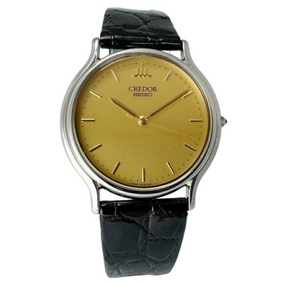 [A4R] Seiko Credor Signo GCAR051 8J81 6A30 Quartz Leather Men Watch [v3v]