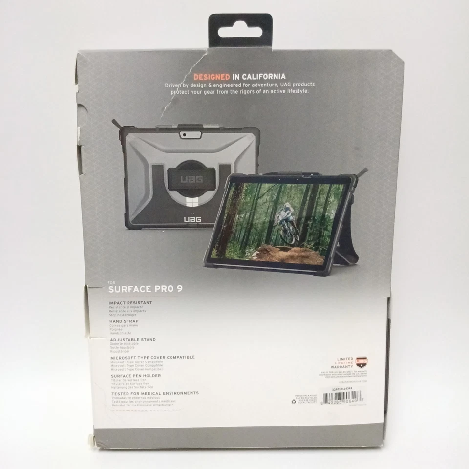 UAG Microsoft Surface Pro 9 Rugged Protection Plasma Series Protective Case- New - Image 4 of 4