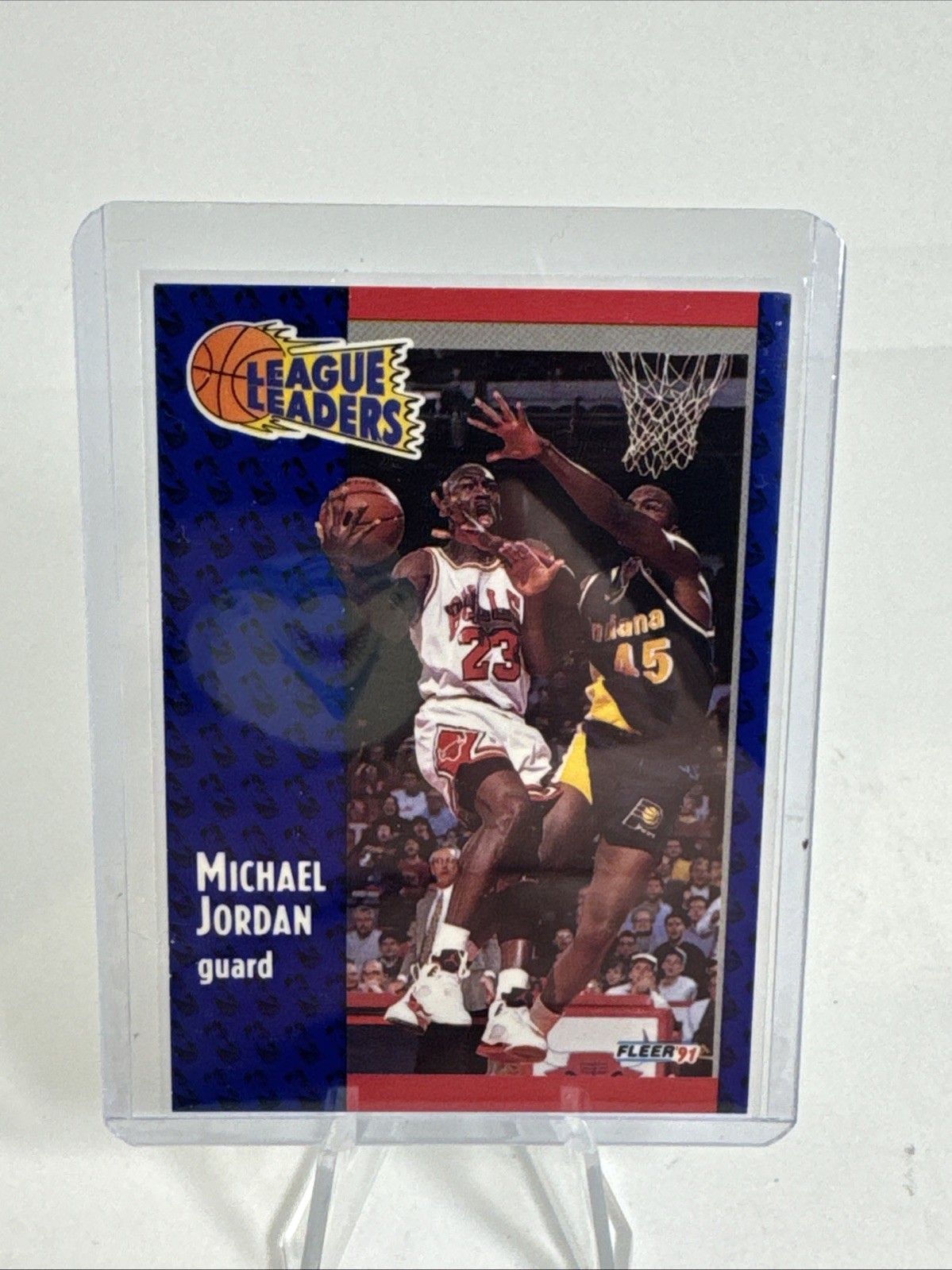 1991-92 Fleer League Leaders #220 - Michael Jordan - Chicago Bulls