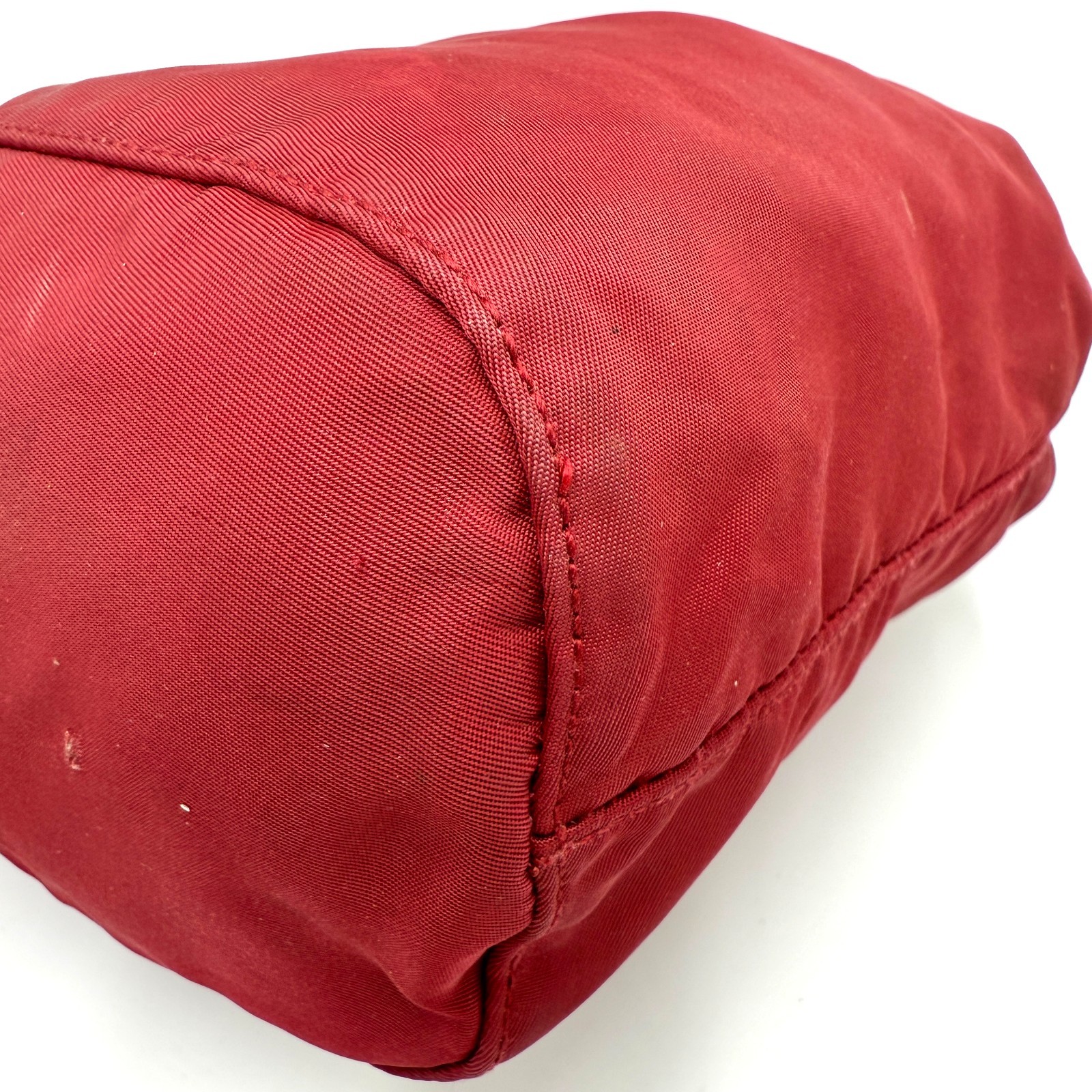 PRADA Drawstring Pouch Nylon Red Auth 913 thumbnail 5