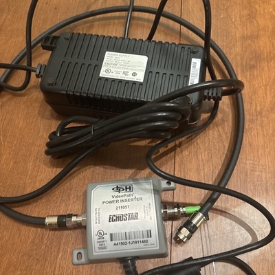 ECHOSTAR DPH42 DISH PRO HYBRID 42 POWER INSERTER & Power Supply   