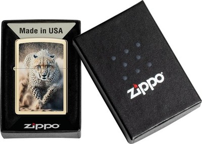 ZIPPO - BENZIN - FEUERZEUG - CHEETAH/GEPARD - CHAMPAGNE - NEUHEIT 2026 - NEU