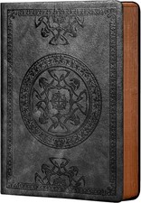 2026 Leather Vintage Journal Notebook,300 Pages,Leather Softcover Lined Journal