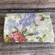 RALPH LAUREN King Flat Sheet POND VIEW Roses ...